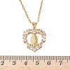 Brass Crystal Rhinestone Hollow Pendant Necklaces LS-NJEW-P331-01B-G-3
