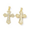Rack Plating Eco-friendly Brass Charms KK-B065-10P-1