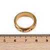304 Stainless Steel Enamel Rotating Finger Rings RJEW-A074-03G-5