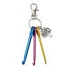 Aluminum Crochet Hooks & Alloy Pendant Decorations KEYC-JKC01417-03-1