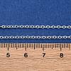 Brass Cable Chain Necklace Making NJEW-D302-80S-3