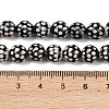 Tibetan Style dZi Beads Strands G-G328-A02-8mm-5