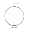 304 Surgical Stainless Steel Wine Glass Charms Rings STAS-L214-13P-1
