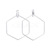 Tarnish Resistant 304 Stainless Steel Wire Pendants STAS-L238-075P-2