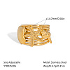 Ocean Themes Stainless Steel Adjustable Cuff Rings for Women LS-VG5206-5-2