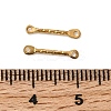 304 Stainless Steel Textured Bar Links Connector Charms STAS-A134-01G-G-3