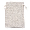 Cotton Cloth Packing Pouches Drawstring Bags ABAG-R011-13X18-01-1