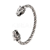 Viking 304 Stainless Steel Open Cuff Bangles for Men BJEW-U001-07C-G-1