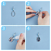 2 Sets Alloy Painting Frame Pendant Decorations FIND-UN0002-04-5