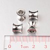 Tarnish Resistant 304 Stainless Steel European Large Hole Beads OPDL-E005-15P-2