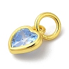 925 Sterling Silver Birthstone Charms STER-M0120-02F-G-2
