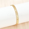 304 Stainless Steel Link Chain Bracelets for Women BJEW-Z143-08G-3