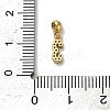 925 Sterling Silver Micro Pave Clear Cubic Zirconia European Dangle Charms STER-A045-01G-3-3