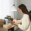 1Pc 4 Grids Rectangle Wood Food Card Storagge Boxes with Visible Window AJEW-DC0003-95-5