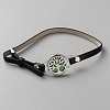 Leather & Alloy Watch Bands AJEW-WH0248-692P-05-1