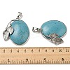 Synthetic Turquoise Pendants G-Z050-05A-3