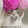 Vintage Alloy Hollow Heart Pendant Necklaces for Women Fashion Jewelry Gift LG2070-3