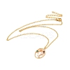 Colorful Cubic Zirconia Constellation Pendant Necklace LS-NJEW-H166-01A-1