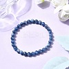 Natural Kyanite Beads Stretch Bracelets for Men Women BJEW-JB12283-1