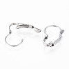Tarnish Resistant 304 Stainless Steel Leverback Earring Findings STAS-G161-20B-2