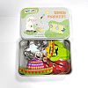 Cinco de Mayo Opaque Printed Acrylic Pendant Locking Stitch Markers HJEW-AB00177-3