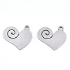 Non-Tarnish 201 Stainless Steel Pendants STAS-S081-086-1