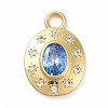 Eco-friendly Brass Micro Pave Cubic Zirconia Pendants KK-D079-23G-02-1