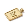 304 Stainless Steel Pendants X-STAS-L022-306G-02-2