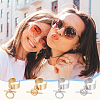 8Pcs 4 Styles 304 Stainless Steel Open Cuff Finger Rings RJEW-UN00006-6