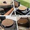 Flat Round Cork Record Mat DIY-WH0258-43-6
