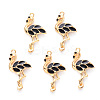 Alloy Enamel Pendants X-ENAM-R059-04B-RS-1