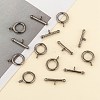Brass Ring Toggle Clasps  LS-KK-L116-30B-6