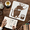 Large Plastic Reusable Drawing Painting Stencils Templates DIY-WH0172-616-3