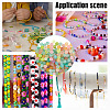 5 Bags Transparent Frosted Glass Beads GLAA-HY0001-36B-7