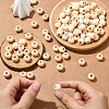 Natural Unfinished Wood Beads WOOD-SP0001-62D-4