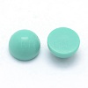 Synthetic Green Turquoise Cabochons G-P393-R09-4mm-2