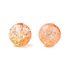 Transparent Crackle Acrylic Beads CACR-N002-08A-1