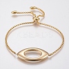 Sports Theme 304 Stainless Steel Bracelets BJEW-I244-06G-1