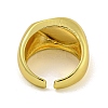 Brass Cuff Rings for Women RJEW-E294-03G-02-3