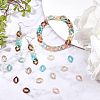 700Pcs 7 Color Acrylic Linking Rings SACR-FH0001-05-2