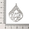 Non-Tarnish 304 Stainless Steel Pendants STAS-U010-17P-3