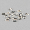 304 Stainless Steel Open Jump Rings Oval Jump Rings X-STAS-Q186-03-6.5x5mm-1