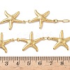Ocean 304 Stainless Steel Link Chain Necklaces for Women LS-NJEW-A060-01B-G-3