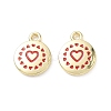 Alloy Enamel Pendants FIND-D044-10G-1