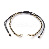 Adjustable Nylon Braided Cord Bracelet Making AJEW-JB00891-01-1