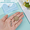 2Pcs 925 Sterling Silver Fold Oval Clasps STER-BC0003-45-3