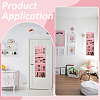 2Pcs 2 Styles Felt Large Capacity Hair Clips Storage Hangers AJEW-ME0003-34A-5