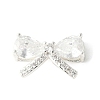 Brass Micro Pave Cubic Zirconia Pendants KK-A253-05S-1