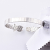 Random Single Color or Random Mixed Color Silver Polishing Cloth LS-X-AJEW-Q138-02-5