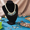 36Pcs 6 Colors Zinc Alloy Glass Pendants ALRI-TA0001-33-7
